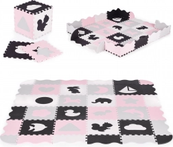 Schuimspeelmat met speelhek puzzle 36 stuks ECOTOYS