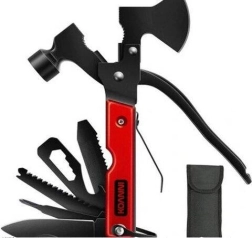 Multifunctionele multitool 17-in-1 met hamer en bijl