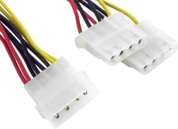 Voedingskabel 1x MOLEX/2x MOLEX