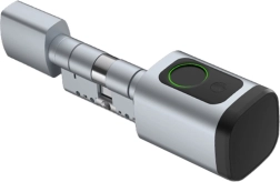 Digitale cilinder Avatto 100 mm zilver