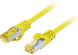 patchcord cat.6a s/ftp lszh cu 0,25 m geel