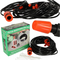 Tuin-gieter waternevelsysteem met mist 20m