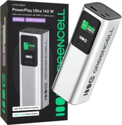 Powerbank 25200 mAh met snel laden 140 W PD GREEN CELL PowerPlay Ultra