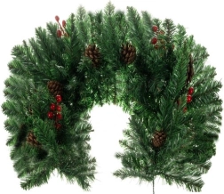 Versierde kerstguirlande 1m Ruhhy