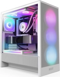 Computerkast NZXT H5 Flow RGB Wit