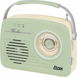 Retro radio LUIZA SP-11 MP3 USB SD Mintgroen
