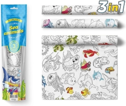 Pexi kleurTafellakens - zee dieren