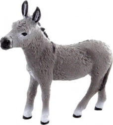 Plastic ezelbeeldje 9 cm