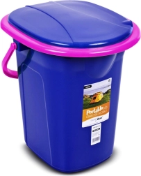 Draagbaar campingtoilet GreenBlue – Blauw-roze