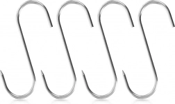 Rookhaken S 15 × 12 cm, roestvrij staal, 4 stuks