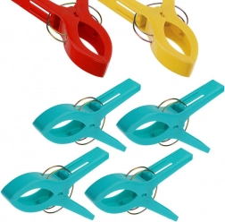 Clips voor badlaken/strandlaken, set van 4 stuks