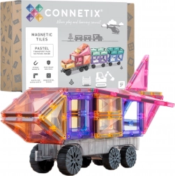 Connetix Pastel Transport Pack magnetische bouwset 50 stuks