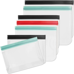 Set zip-zakjes voor voedsel 1 l / 1,2 l / 1,6 l, 7 stuks