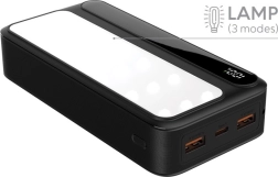 Powerbank met lamp REBELTEC P20 LCD PD, 20000 mAh