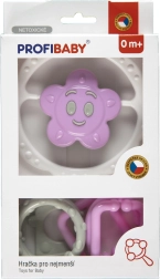 Rammelaarset – ketting en ster/bloemetje, kleurrijk