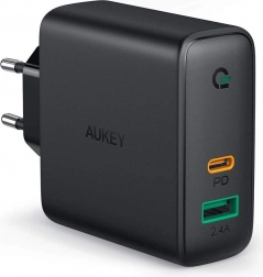 Netlader AUKEY PA-D3 2×USB met Power Delivery 60 W