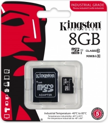 Industriële microSD-kaart 8 GB UHS‑I Class 10 KINGSTON
