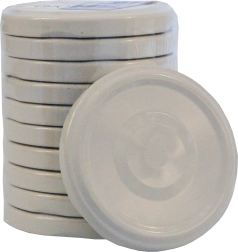 Deksels TWIST 66 wit – schroefbare weckdeksels (10 stuks)