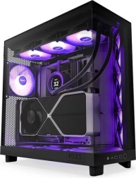 NZXT H6 Flow RGB behuizing met panoramisch glas – zwart
