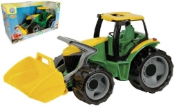 Kindertractor met laadschop Groen-Geel