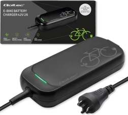 Lader voor e-bikes 36V 42V 2A met BOSCH-connector, waterdicht