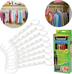 Universele organizer voor hangers in de kledingkast