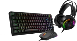 Premium 3-in-1 gaming set ECLIPSE RGB – mechanisch toetsenbord, muis en headset