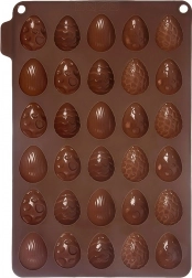 Siliconen vorm voor chocolaatjes en mini gebakjes ei