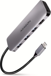 Multipoort Hub 3x USB-A + HDMI + SD/microSD, USB‑C 3.2 Gen1, 20 cm USB‑C‑kabel