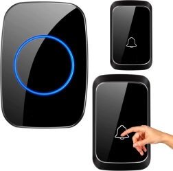 Draadloze waterdichte deurbel, 25 melodieën, 3 volumeniveaus