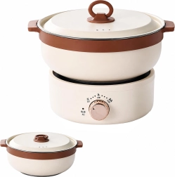 Draagbare multifunctionele elektrische pan, inklapbaar, 2,5 l, 700 W - 1 stuk