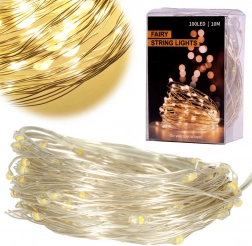 Decoratieve LED-draadlichtjes 5 m, 50 LED – Warm