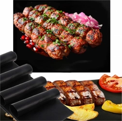 Teflon grillmat voor oven en barbecue, herbruikbaar, 4 stuks