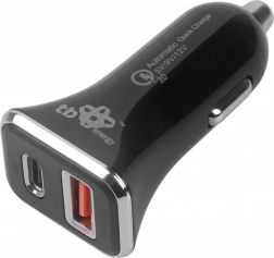 Auto-oplader USB‑A + USB‑C met snelladen