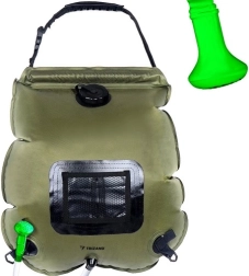 Zonnecampingdouche 20 l met thermometer