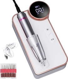 Maltec Beauty draadloze nagelfrees met freesbits