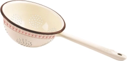 Geëmailleerd keukenvergiet TONCA 20 cm, beige