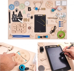 Houten activiteitenbord