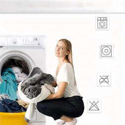 Oversized draagbare deken met capuchon – unisex, extra warm, rood