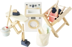 Le Toy Van houten poppenhuismeubels – wasruimte (set 16 stuks)