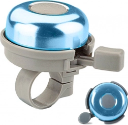 Metalen fietsbel voor op het stuur – luide klassieke bel, blauw