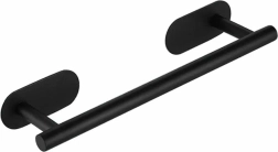 zwarte handdoekhouder 40 cm