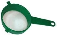 Keukenzeef 20 cm van kunststof met fijne maas 1,3 mm