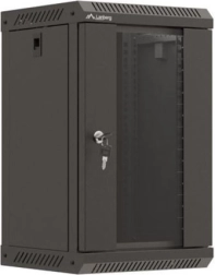 Hangende 10-inch rackkast 9U 300x300 zwart