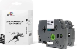 Tape TBTB-TZE231 Brother zwart op wit 12 mm x 8 m 2 stuks.