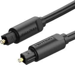 Optische audiokabel Vention Toslink 1 m zwart