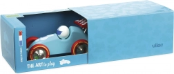 VILAC trekspeelgoed raceautootje turkoois met rode vleugel