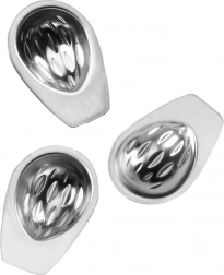 Set stalen vormpjes voor koekjes in nootvorm, 20 stuks