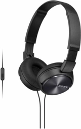 Koptelefoon SONY MDR-ZX310AP met microfoon, zwart