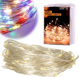 Kerst LED draadlichtslingers 10 m, 100 LED – Multicolor